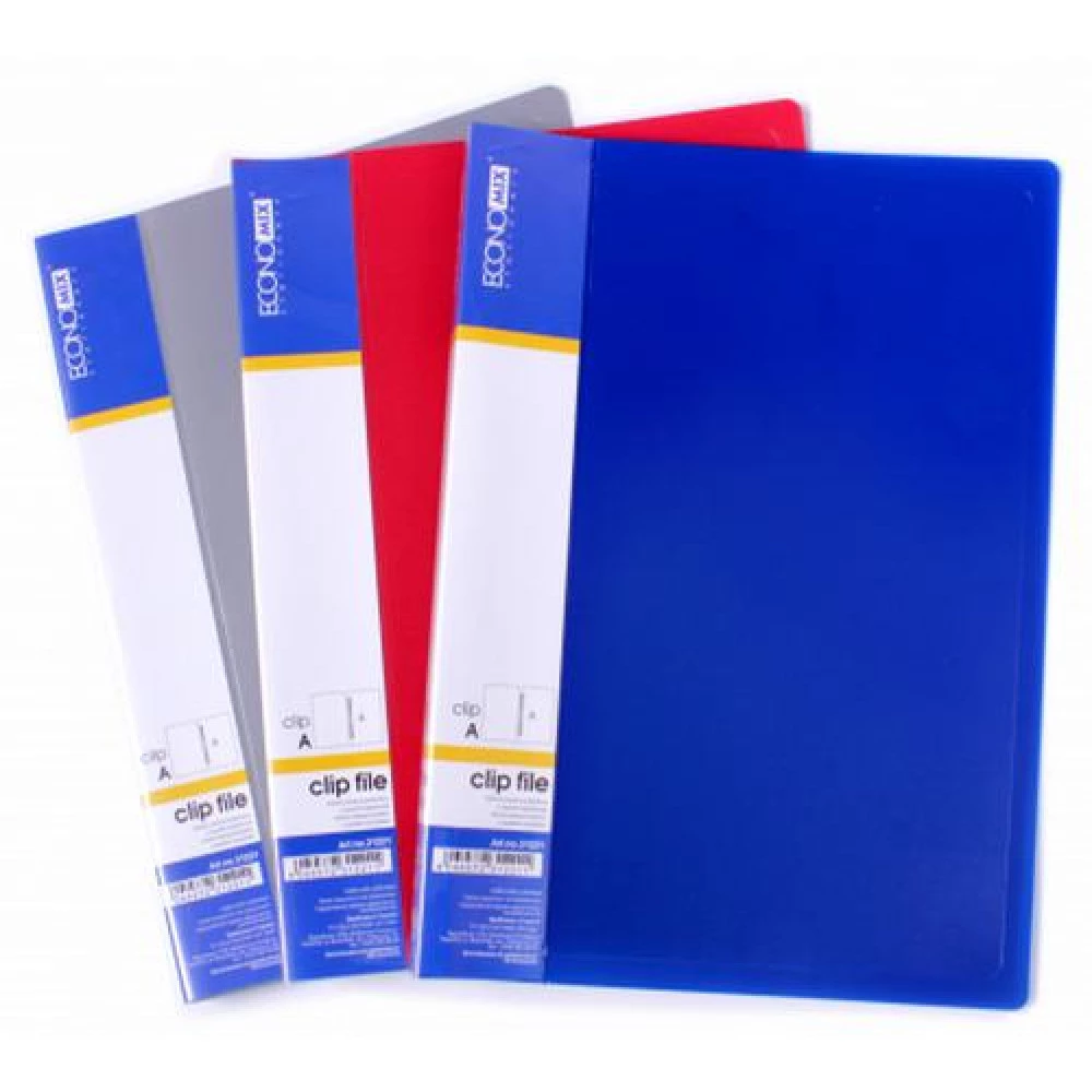 Папка - швидкозшивач пластикова А5 Economix E31221МІХ