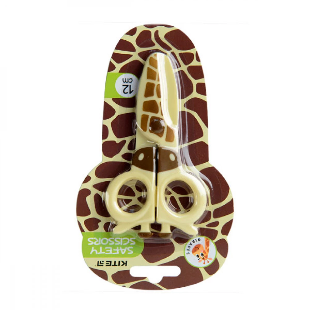 Ножиці дитячі Kite K22-008-03 12 см GIRAFFE пластикові безпечні
