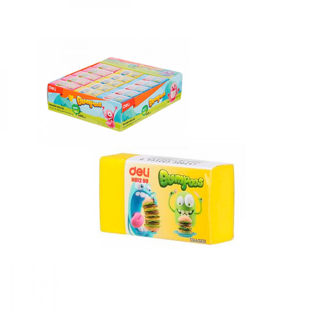 Ластик "Deli" 1200 "Bompees" 40х22х12 мм прямокутний