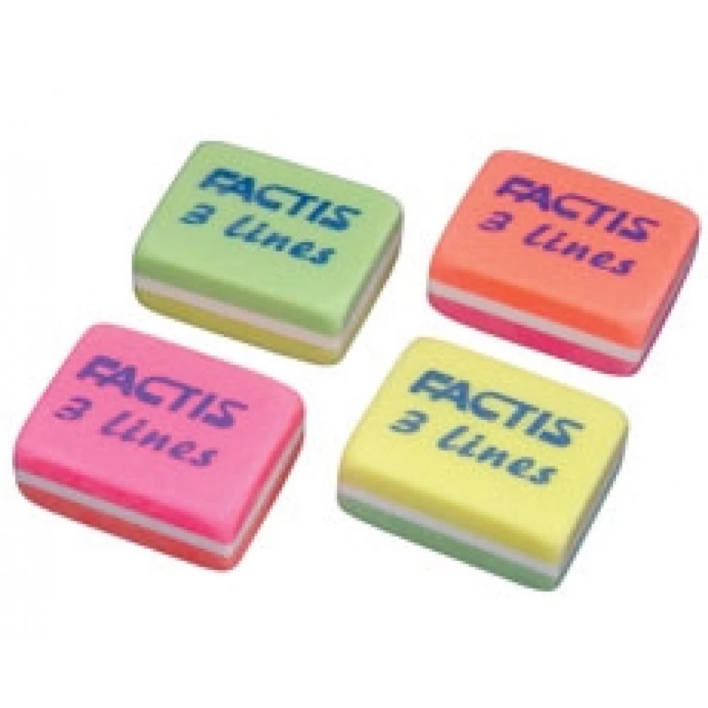 Гумка "Factis" 3 Lines/75 трикольоровий