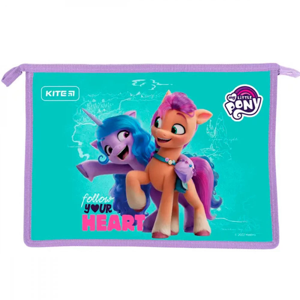 Папка пластикова А4+ на блискавці LP23-428 Little Pony