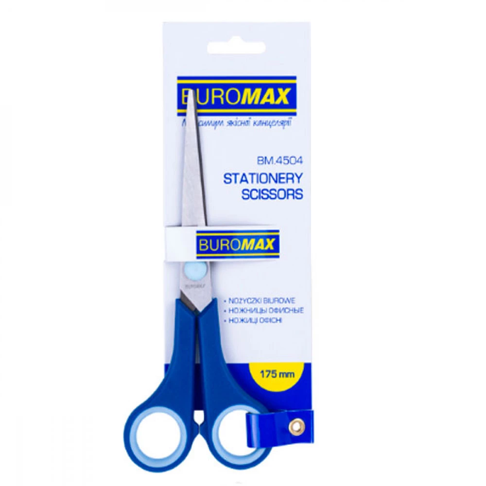 Ножиці BuroMAX металеві 17 см 4504