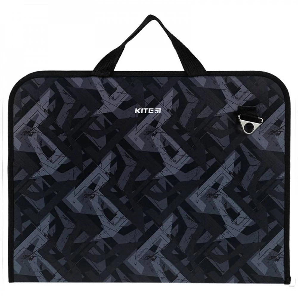 Пластиковий портфель на блискавці 1 відділення А3 Kite K24-411-2