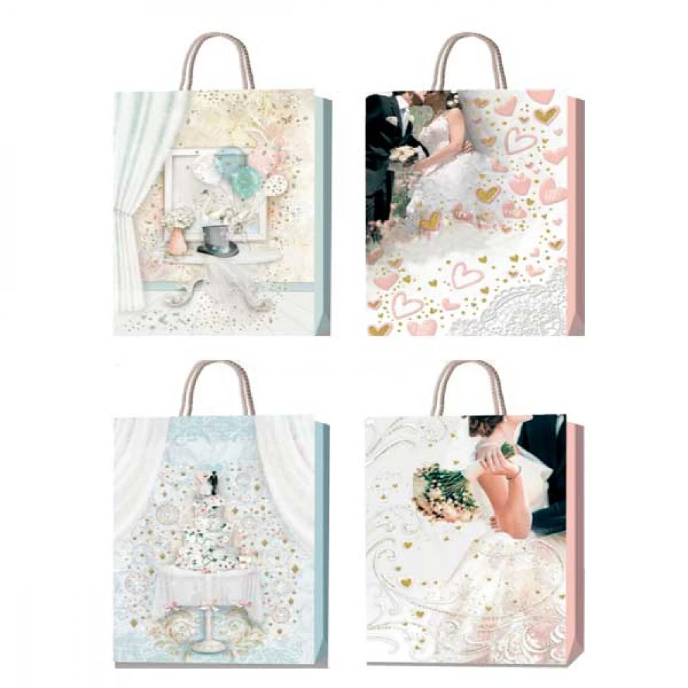 Пакет подарунковий 26х32х10см BuroMAX BM.200040 фольга