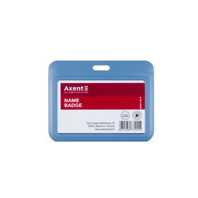 Бейдж-слайдер горизонтальний 54*85 Axent 4500Н-02 синій
