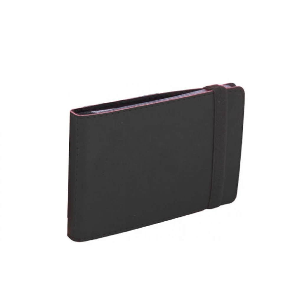 Візитниця на 20 візиток Optima O51615-01 Vivella 105x75 мм штучна шкіра чорна