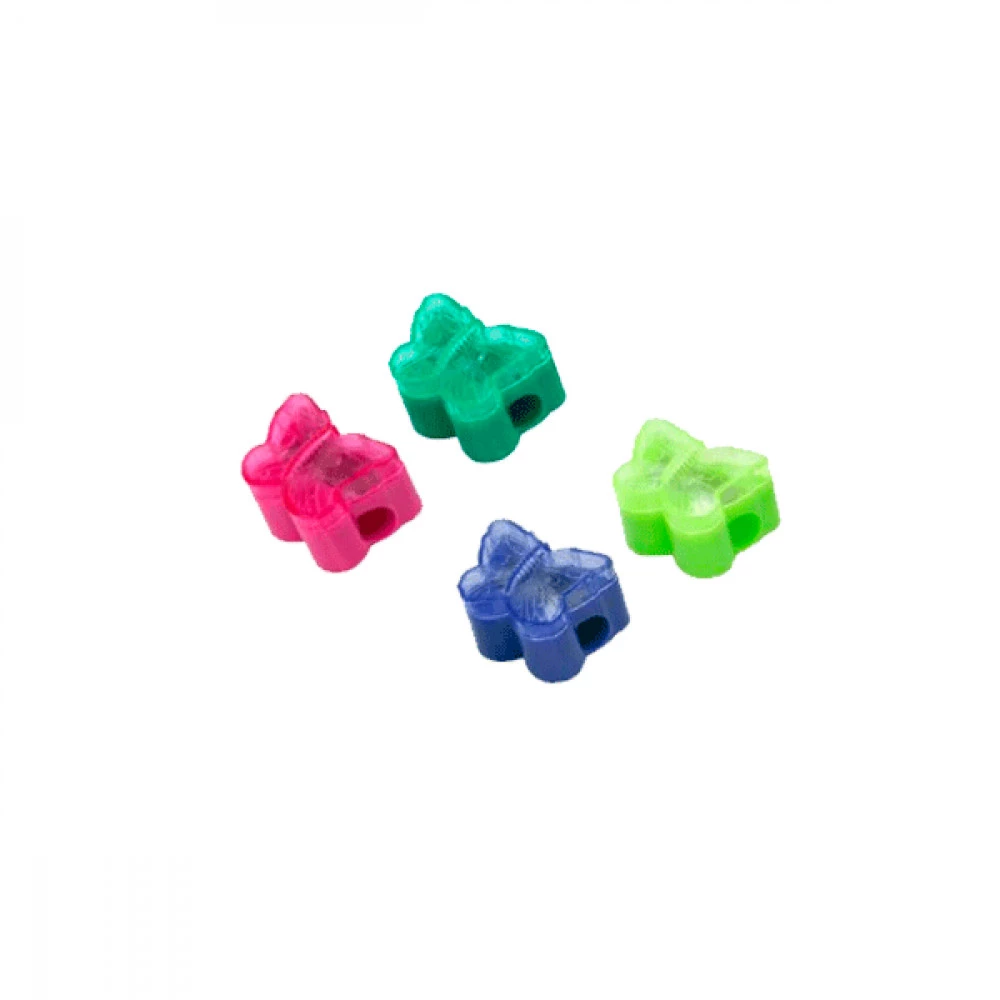 Точилка "ZiBi" ZB5522 "Бабочка" с контейнером Mix