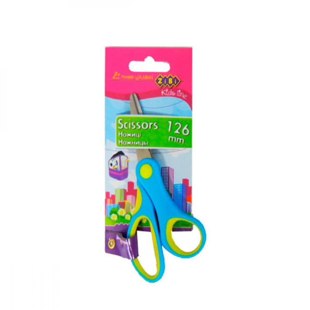 Ножиці ZiBi дитячі 12,6 см ZB5005-02 сині