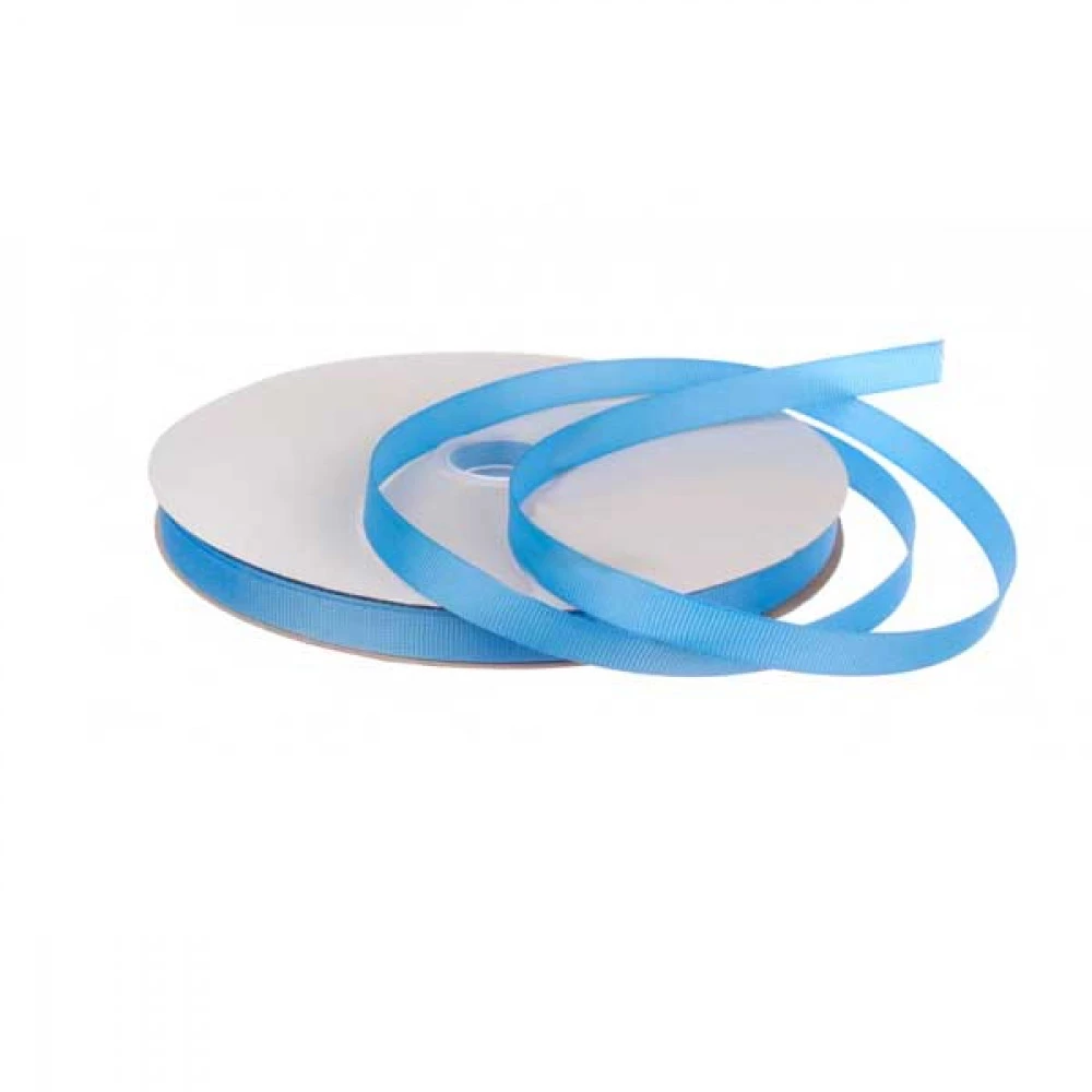 Стрічка репсова для декору 1,2см №239 (91,4м) синя 