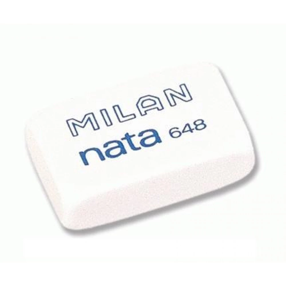 Гумка "Milan" 648 прямокутник білий