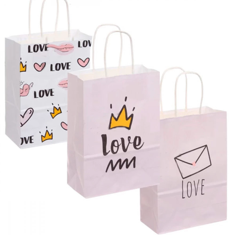 Пакет подарунковий 22х16х8см 3123-7651 Mix