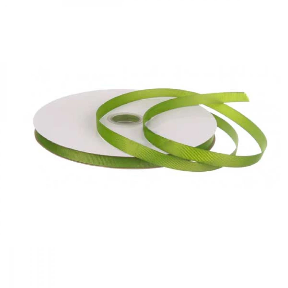 Стрічка репсова для декору 1,2см №108 (91,4м) оливкова 