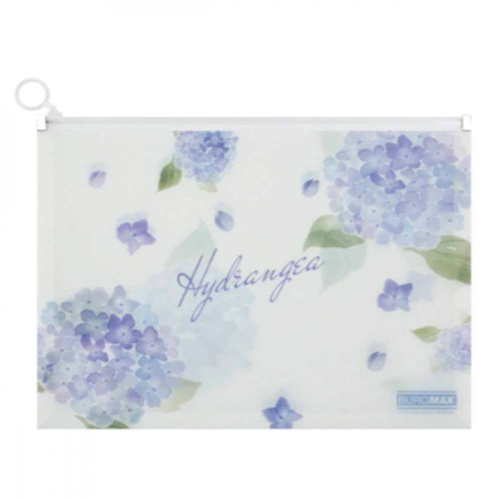 Папка - конверт А4 BuroMAX BM3948-30 ARABESKI на zip-блискавці непроз.