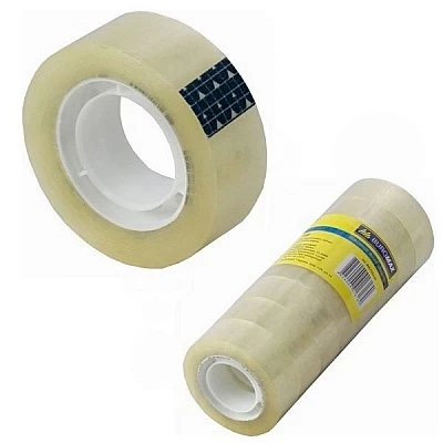 Скотч 24 мм*30 м "BuroMAX" 7176 прозорий