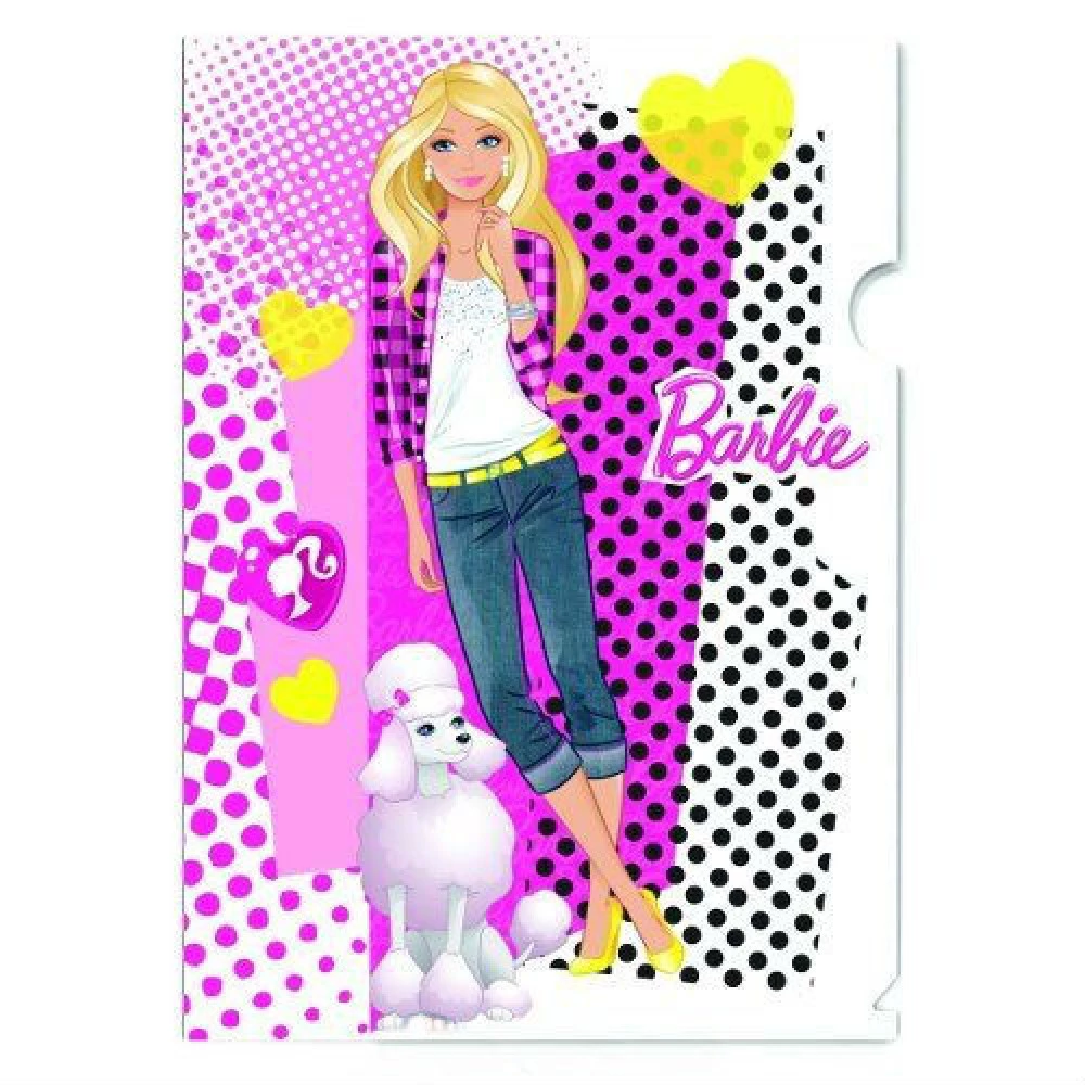 Кутник пластиковий А4 "Kite" B11-201WK "Barbie" 180 мк з малюнком