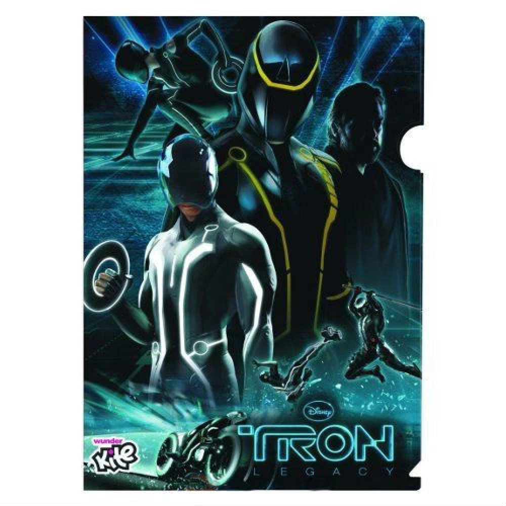 Кутник пластиковий А4 "Kite" TR11-201WK "Tron" 180 мкс малюнком трон