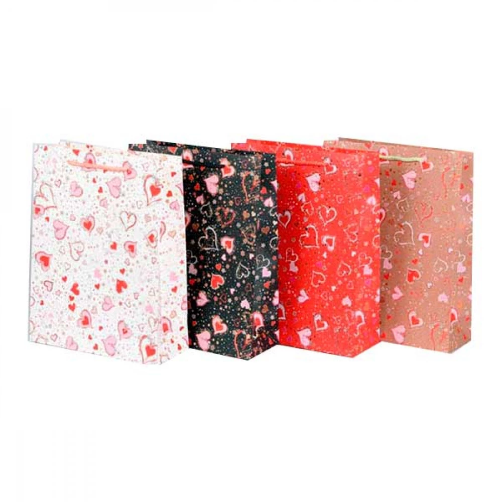 Пакет подарунковий 18х23х8см BuroMAX BM.200096 фольга