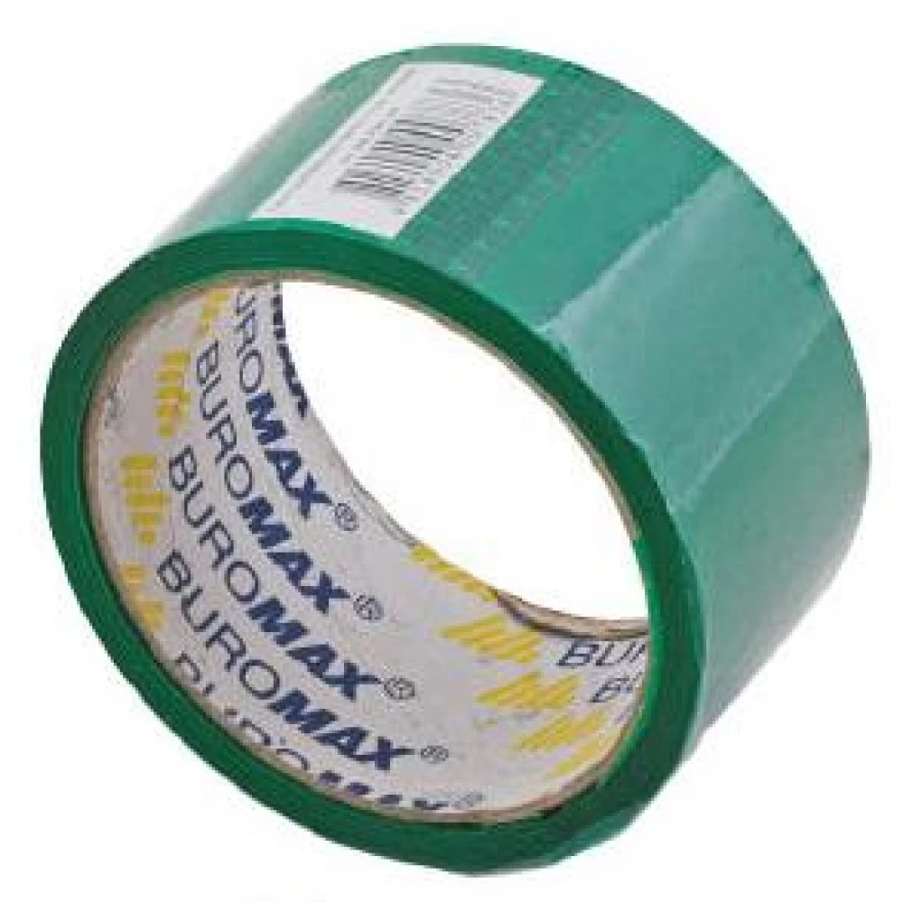Скотч 48 мм * 35 м "BuroMAX" 7007-04 зелений