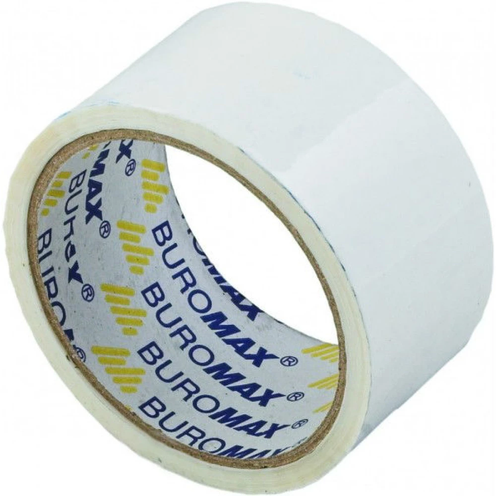 Скотч 48 мм 35 м "BuroMAX" 7007-12 білий