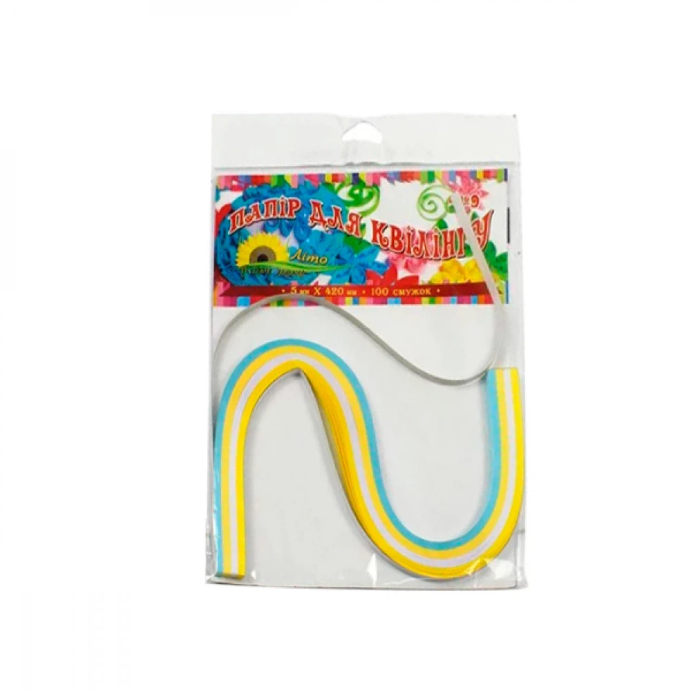 Папір для квілінгу №9 УП-59 4 кольори 5х420мм