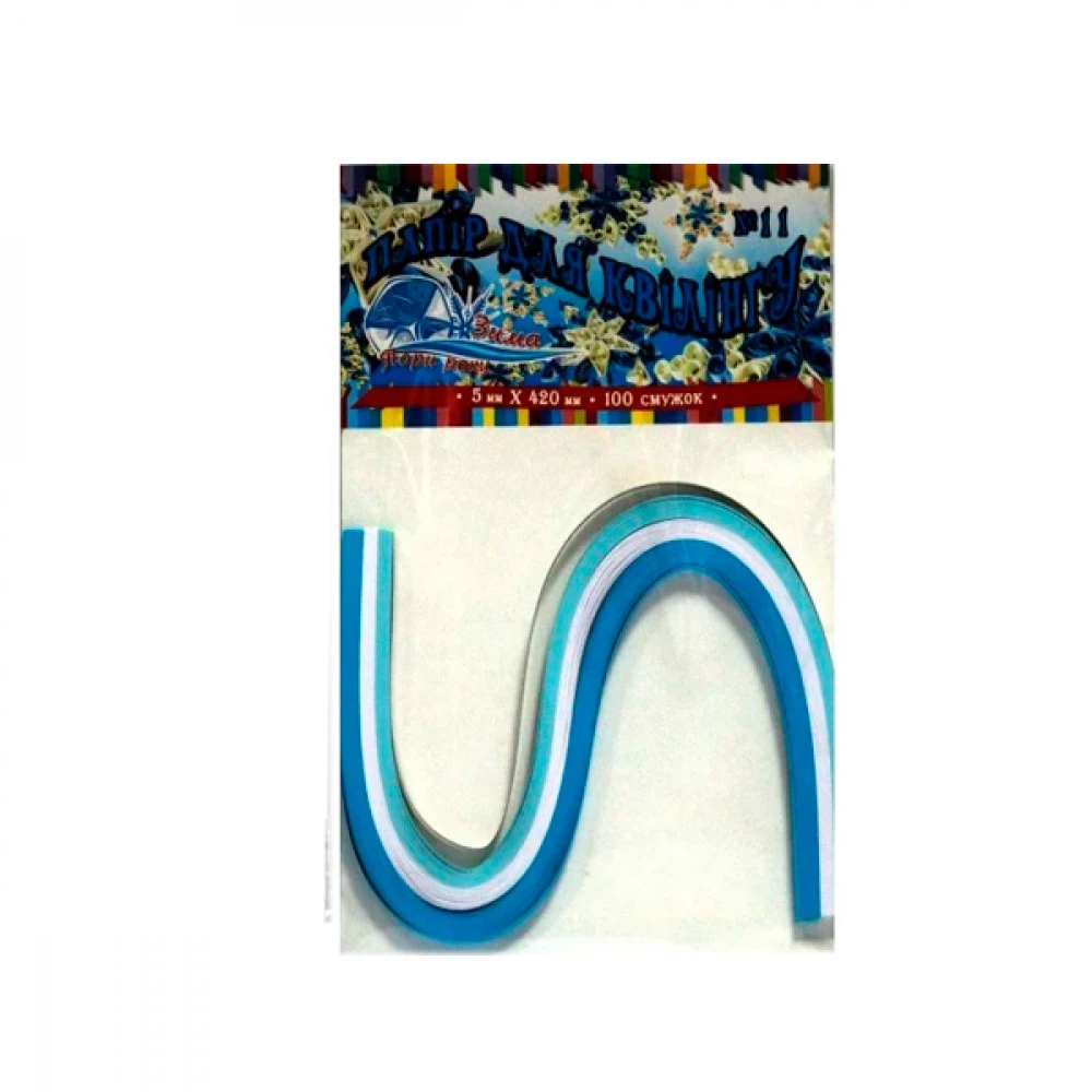 Папір для квілінгу №9 УП-61 4 кольори 5х420мм