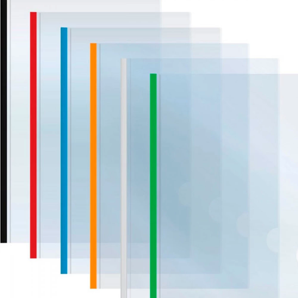 Папка пластиковая А3 Economix E31262 зажим-планка MIX