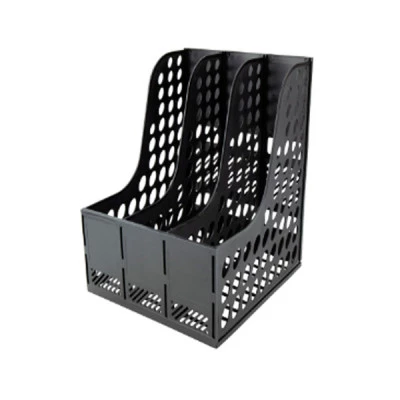 Лоток вертикальний "Axent" 4041-01збірний 3 відділення чорний