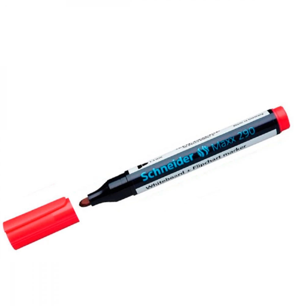 Маркер "Schneider" 129002 "MAXX290" для дошки червоний