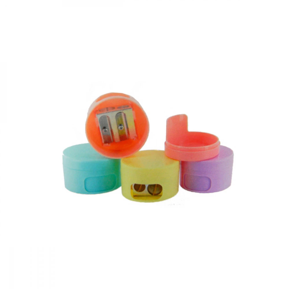 Точилка "KUM" 208 M2 Pastell два отвори з контейнером