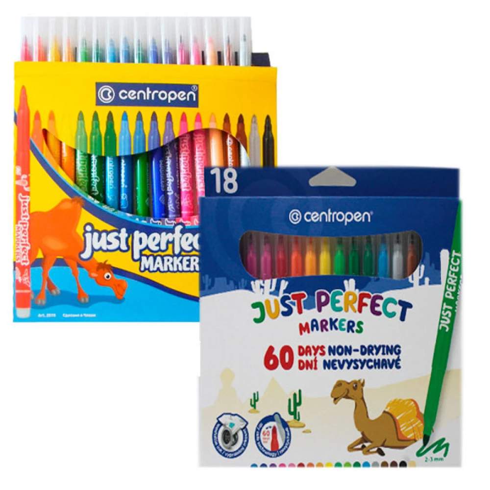 Фломастери "Centropen" 2510/18 Perfect 18 кольорів