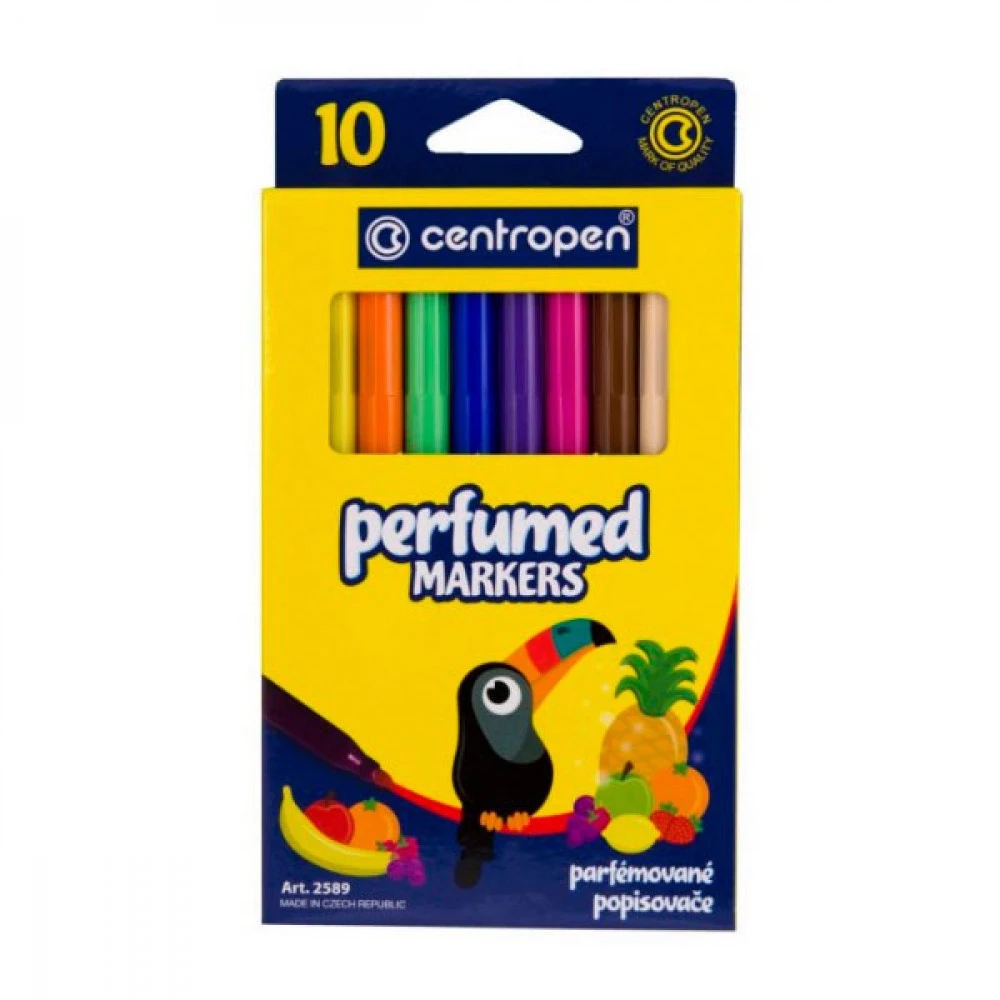 Фломастери "Centropen" 2589/10 Perfumes 10 кольорів