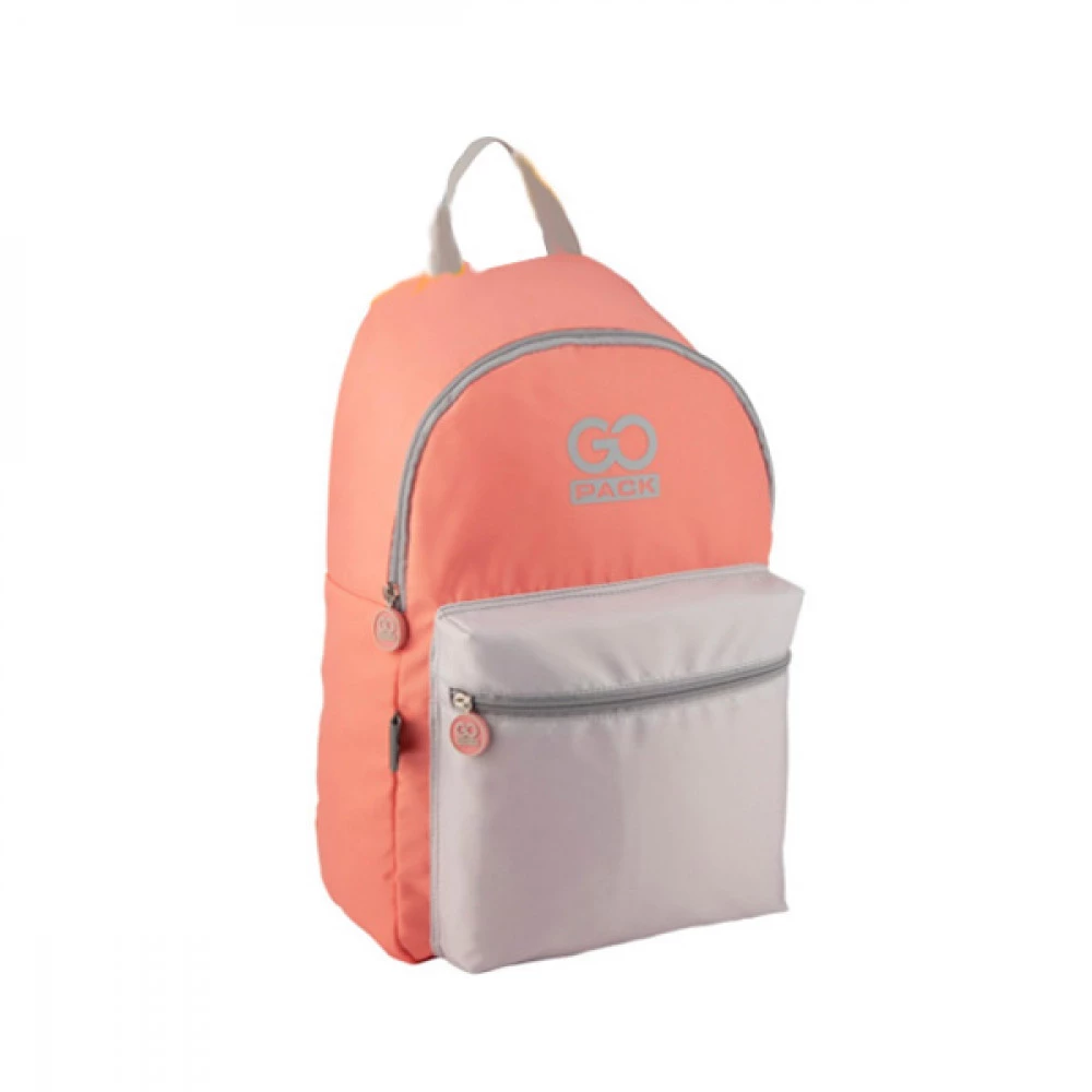 Рюкзак "GoPack" GO20-159L-2 "City" оранжево-сірий