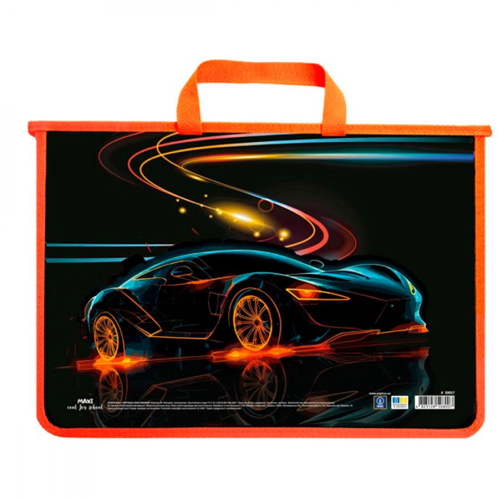 Портфель пластиковий А4 2 відділення MAXI MX30057