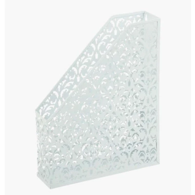 
Лоток вертикальний BuroMAX ВМ6262-12 Barocco металевий білий
