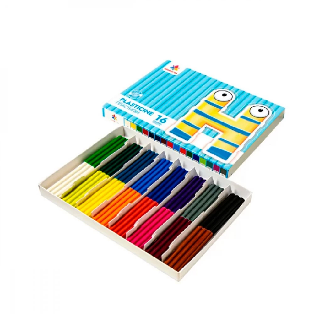 Пластилін 16кол ГАММА*UA 200317 +стек