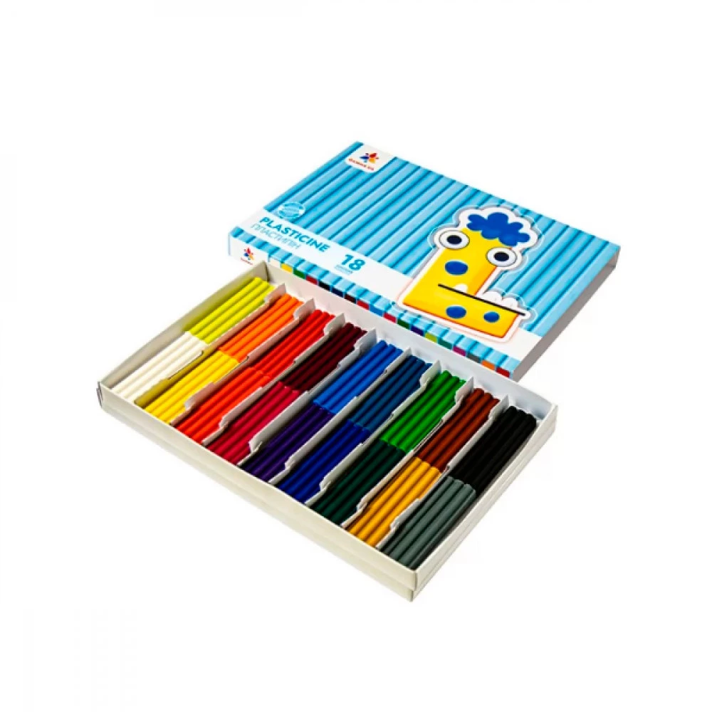 Пластилін 18кол ГАММА*UA 200318 +стек