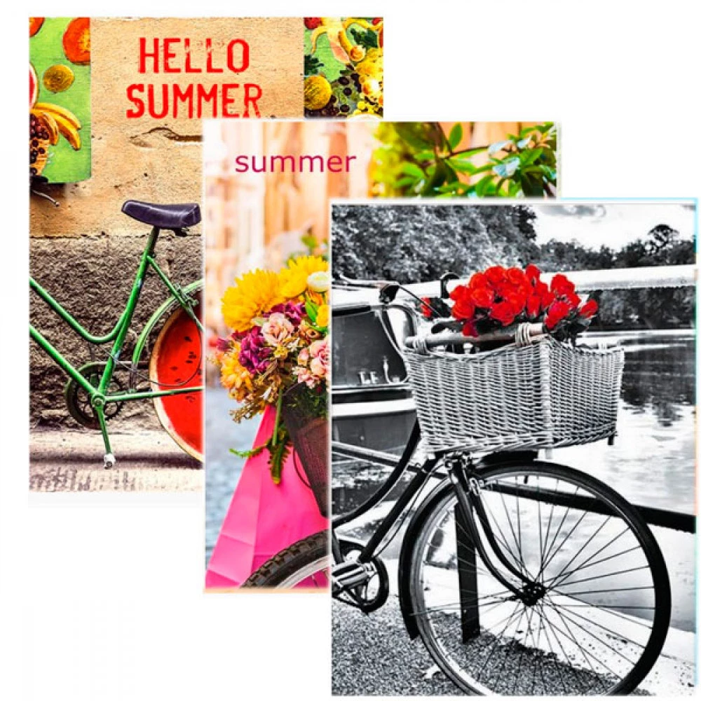 Зошит офісний А4 96л # 4А896-03 на скобі офсет