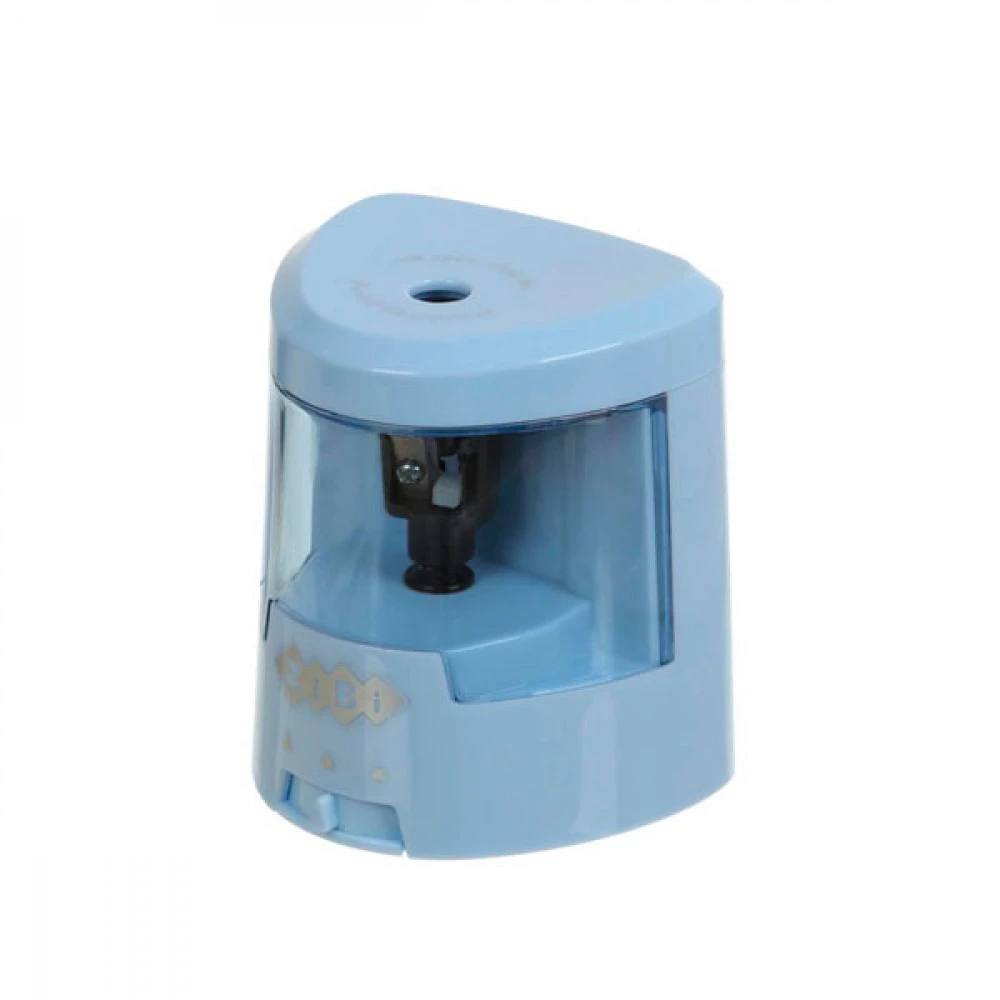 Стругачка автоматична ZibiZB5515-14 Pastel з контейнером блакитна