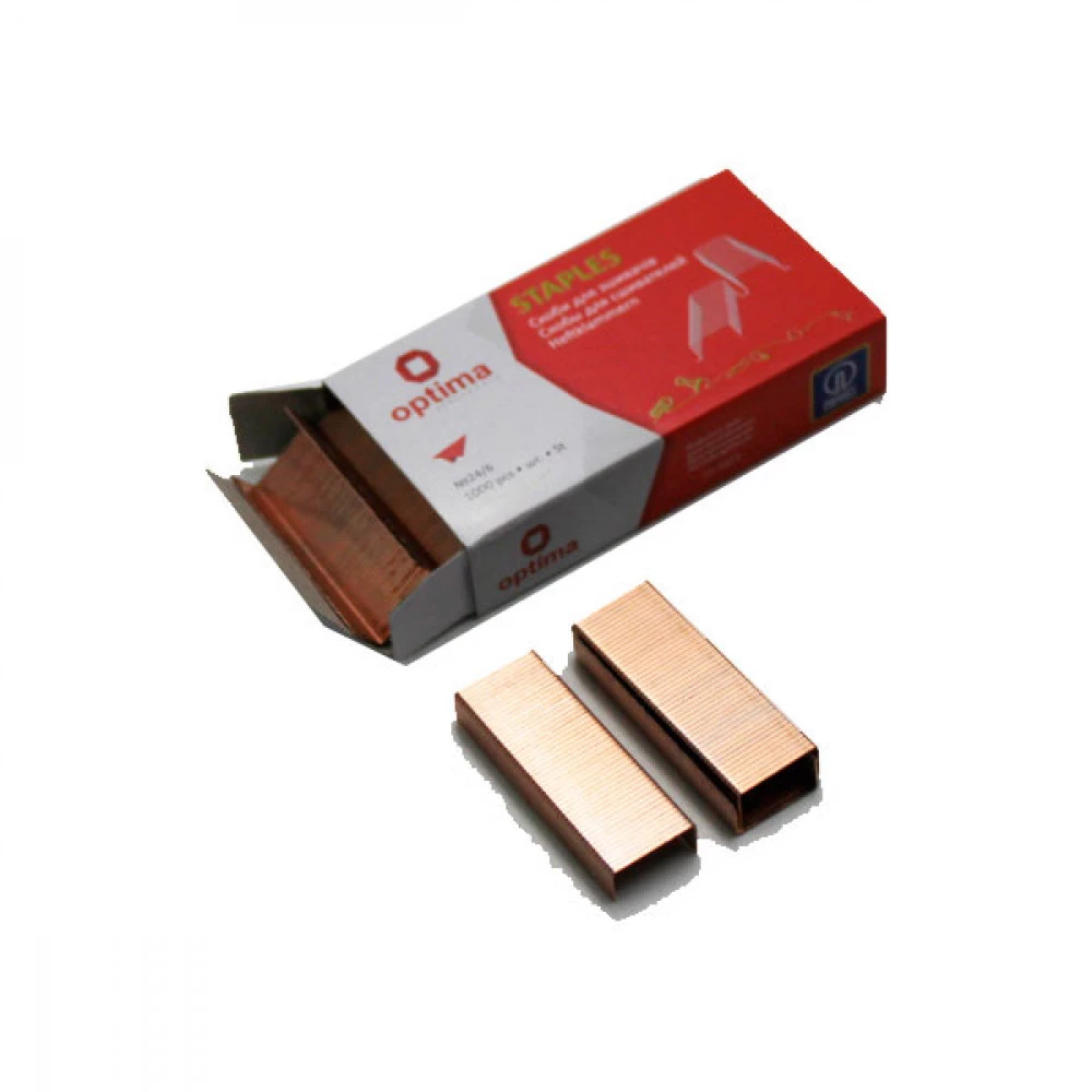 Скоби №24/6 Optima O40354 мідні