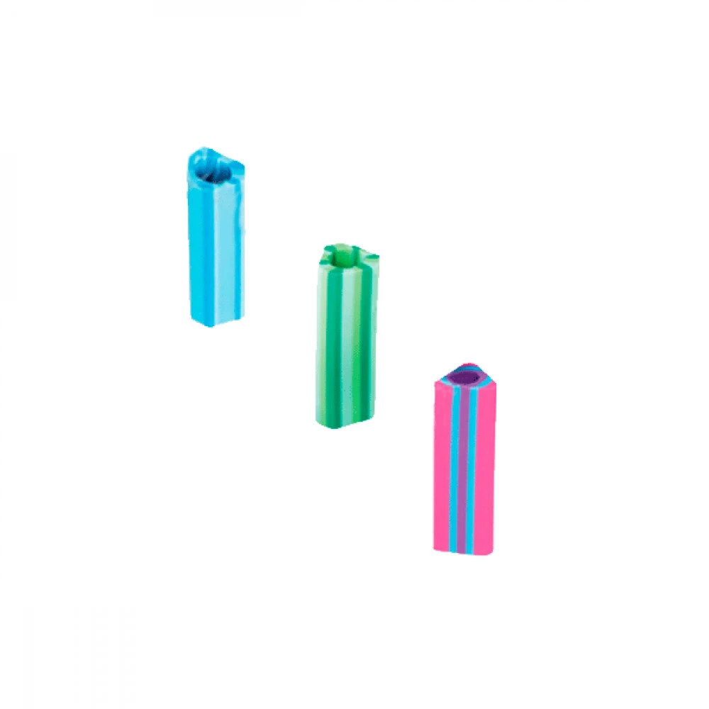 Ластик-насадка на олівець CFS 81765 Stripy трикутний