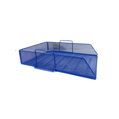 Лоток горизонтальний "BuroMAX" ВМ6254-02 металевий синій