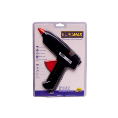 Клейовий термопістолет BuroMAX BM4313-01 Ф-11мм 60w