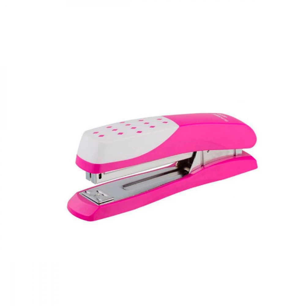 Степлер №10 BuroMAX 4131-10 (12 аркушів) рожевий