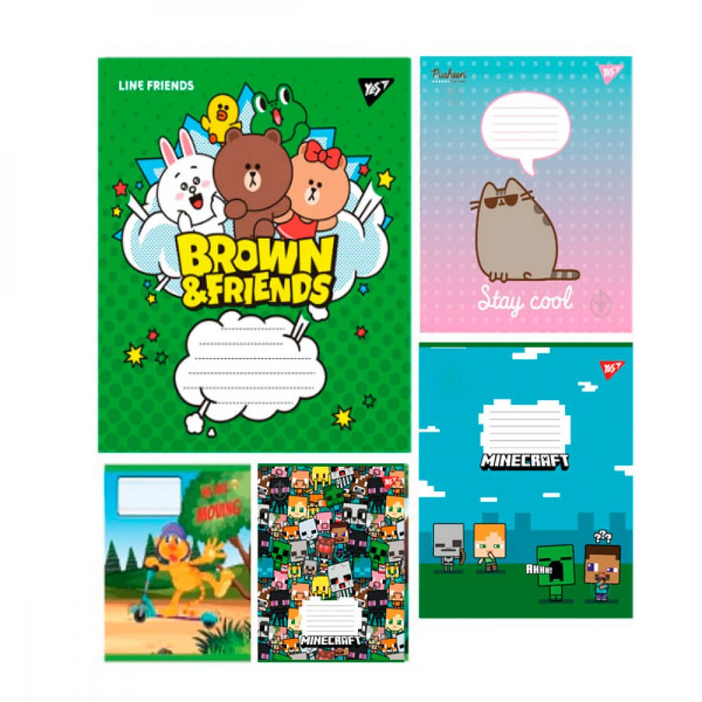 Зошит 12 л. = YES мікс