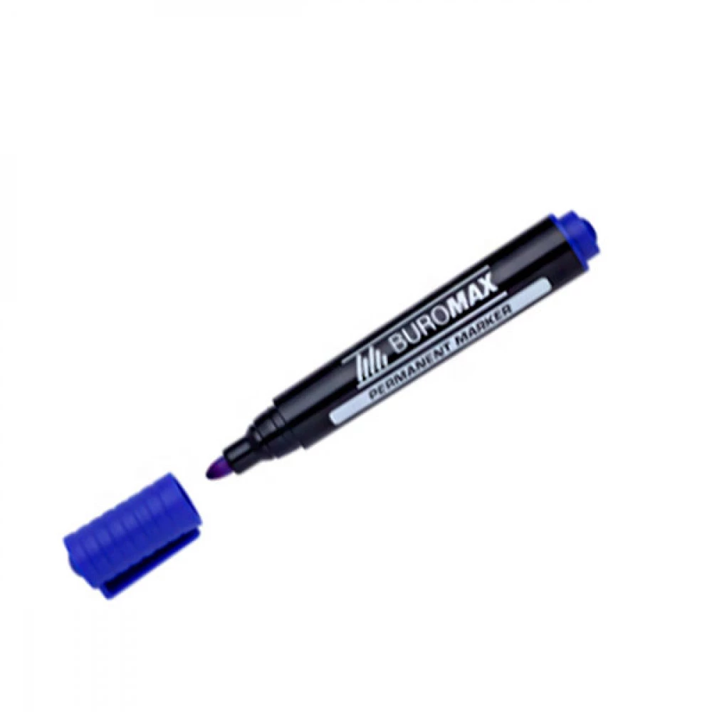 Маркер BuroMAX BM8700-02 перманентний 2-4мм синій
