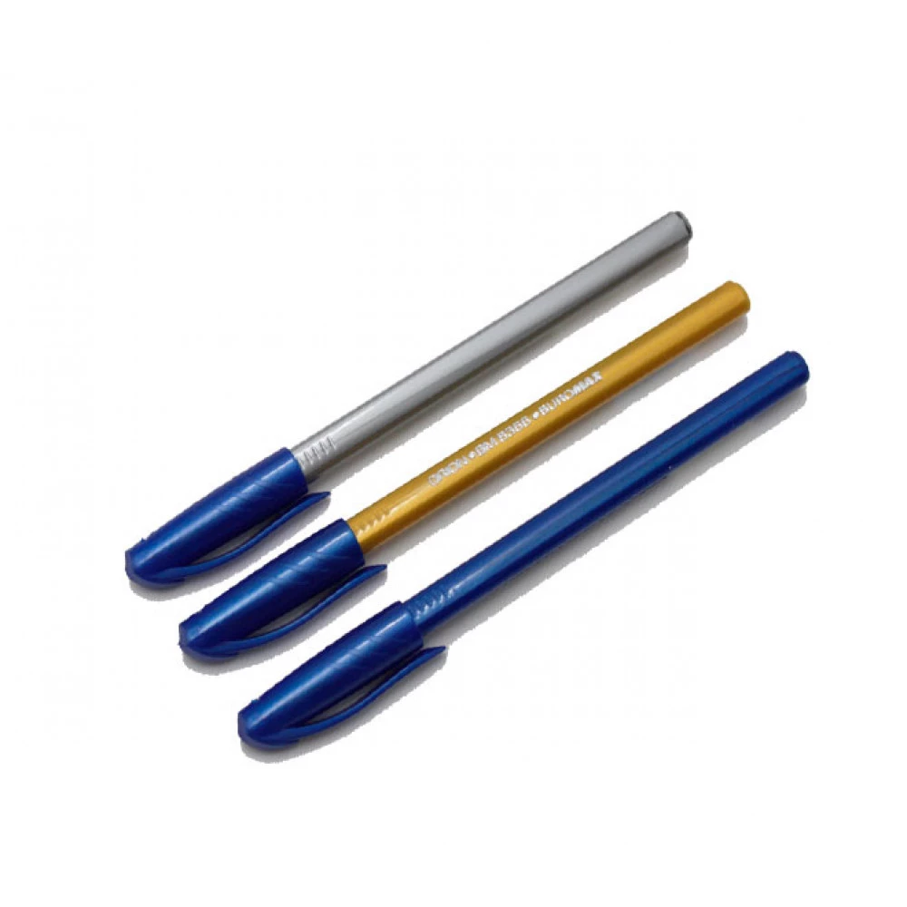 Ручка кулькова BuroMAX BM8366-01 масляна синя 0,5 мм