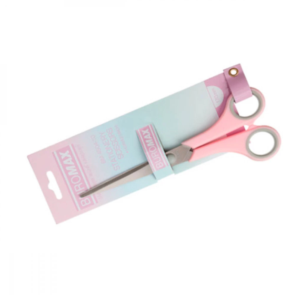 Ножиці BuroMAX 4504-10 PASTEL 17см рожевий