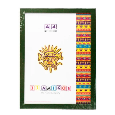 Рамка для фото 21 х 30 (15 мм) зелена