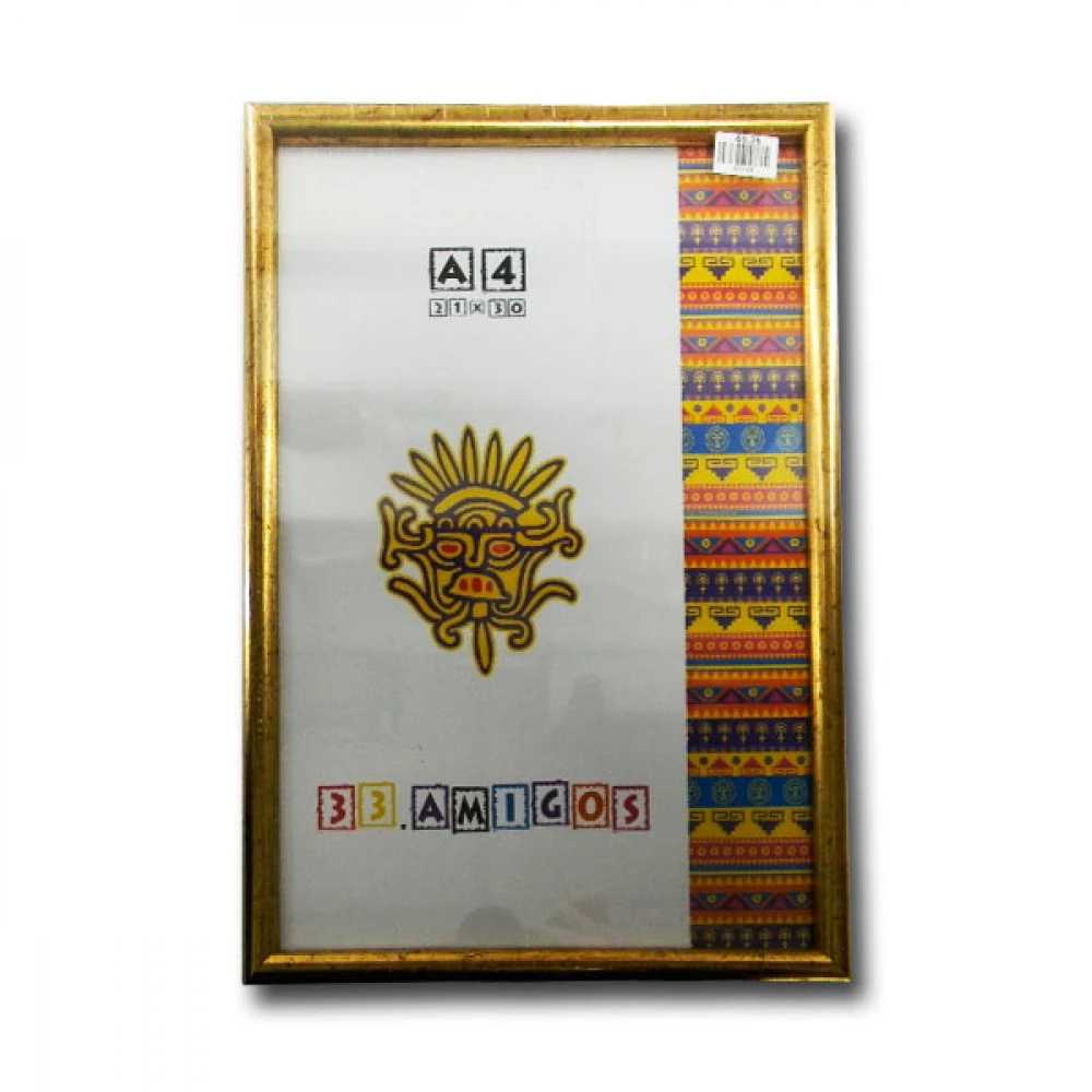 Рамка для фото 21 х 30 (15 мм) золото