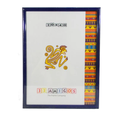 Рамка для фото 30 х 40 (15 мм) синя